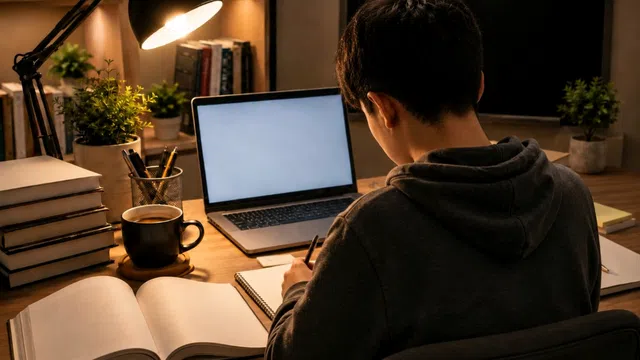 صورة توضيحية لمقال: أفضل وقت للمذاكرة: الصباح أم الليل؟ وكيف تختار وقتك المناسب؟